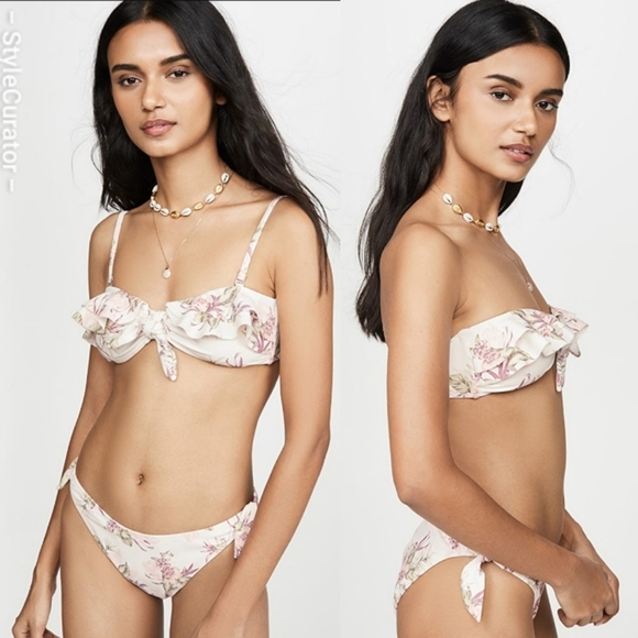 🆕️ MINKPINK Bay Frill front knot bikini set - Picture 6 of 7